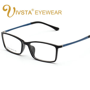 IVSTA Male Square Optical Prescription TR90 Glasses Frame Men Ultra Light Soft Myopia Eyewear Reading Eyeglasses Optics