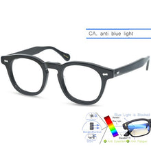Load image into Gallery viewer, IVSTA Handmade Acetate Glasses Frame Men Round Myopia Eyeglasses Demi Spectacle Johnny Depp Glasses  Brand Designer Retro
