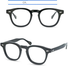 Load image into Gallery viewer, IVSTA Handmade Acetate Glasses Frame Men Round Myopia Eyeglasses Demi Spectacle Johnny Depp Glasses  Brand Designer Retro