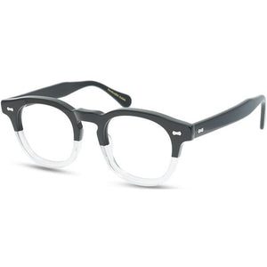 IVSTA Handmade Acetate Glasses Frame Men Round Myopia Eyeglasses Demi Spectacle Johnny Depp Glasses  Brand Designer Retro