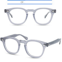 Load image into Gallery viewer, IVSTA Handmade Acetate Glasses Frame Men Round Myopia Eyeglasses Demi Spectacle Johnny Depp Glasses  Brand Designer Retro