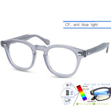 Load image into Gallery viewer, IVSTA Handmade Acetate Glasses Frame Men Round Myopia Eyeglasses Demi Spectacle Johnny Depp Glasses  Brand Designer Retro