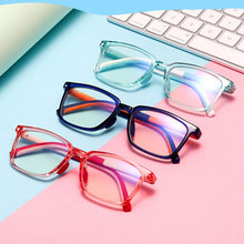 Load image into Gallery viewer, IVSTA Kids Glasses for Sight 5-12 Years with Strap Anti Blue Light Myopia Prescription Eyewear Computer Children Eyeglasses