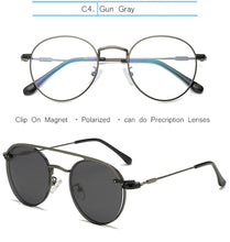 Load image into Gallery viewer, IVSTA Myopia Sunglasses Men Clip On Glasses Frame Clip On Polarized Women Magnetic Square Glasses Prescription Spectacle Frames