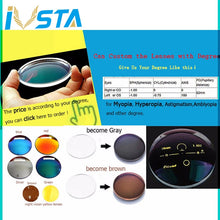 Load image into Gallery viewer, IVSTA Polarized Sunglasses Men Clip On Glasses Women Flip Up Removable Lens Sun Glasses for Sight Prescription Optical Frames