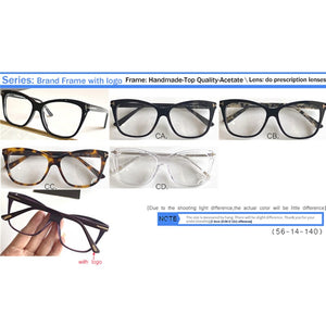 IVSTA TF5512 with Logo  Optical Frame Cat Eye Glasses Women Myopia Oversized Brand Prescription Glasses Pink with Box