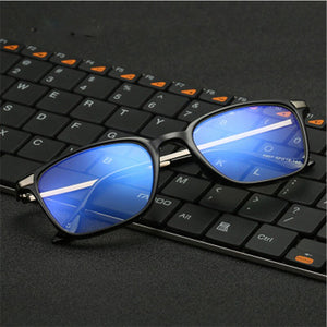 IVSTA TR90 Lady Trendy Prescription Glasses Women anti blue light Glasses rays blocking computer Vintage Retro for sight