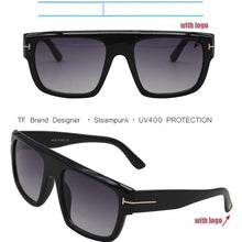 Load image into Gallery viewer, IVSTA Tom TF0699 with Original Logo Oversized Sunglasses Men Steampunk Goggles Big Size Glasses Women Punk  Brand Designer