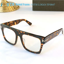Load image into Gallery viewer, IVSTA Tom TF0847 with Logo  Steampunk Glasses Men  Brand Designer Spectacle Frame with Box Myopia Glasses Big