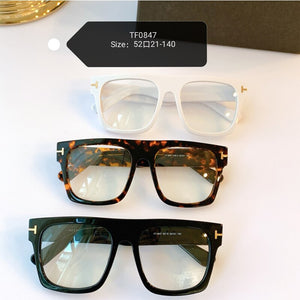IVSTA Tom TF0847 with Logo  Steampunk Glasses Men  Brand Designer Spectacle Frame with Box Myopia Glasses Big