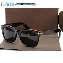 Load image into Gallery viewer, IVSTA Tom TF211 Sunglasses with logo Real Handmade Acetate Frame Steampunk Women Men Luxury Brand Design Oversized Big Original