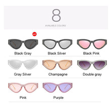 Load image into Gallery viewer, Imitation Diamond Elegant Sun Glasses Female  Brand Designer Square Sunglasses Women Pink Yellow Glasses