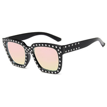 Load image into Gallery viewer, Imitation Rhinestone Square Sunglasses For Women Men Retro  Male Ladies Car Driving UV Protection Glasses Eyewear