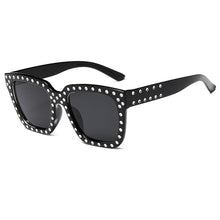 Load image into Gallery viewer, Imitation Rhinestone Square Sunglasses For Women Men Retro  Male Ladies Car Driving UV Protection Glasses Eyewear