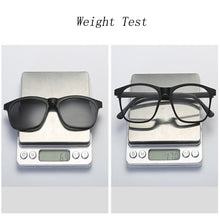 Load image into Gallery viewer, Imixlot Retro Classic Dual Use 5 in 1 Magnetic Sunglasses for Women Men Clip On Sunglasses Polarized Magnetic Glasses Frame
