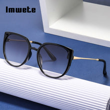 Load image into Gallery viewer, Imwete 2023 Cat Eye Adult Men Women Sunglasses Ladies Car Driving Glasses Outdoor Sun Eyeglasses Gradient Lens UV400