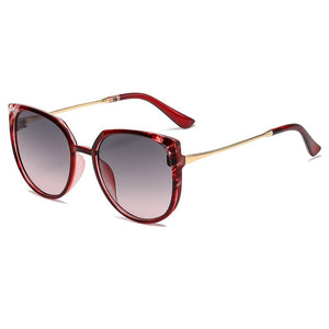Imwete 2023 Cat Eye Adult Men Women Sunglasses Ladies Car Driving Glasses Outdoor Sun Eyeglasses Gradient Lens UV400