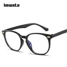Load image into Gallery viewer, Imwete Anti Blue Light Computer Glasses Frame Men Women Transparent Gaming Glasses Frames Protection Eye Retro Spectacles Frames