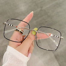 Load image into Gallery viewer, Imwete Computer Prescription Glasses Frames for Women Men Blocking Blue Light Optical Eyewear 2023 Oversized Metal Spectacles