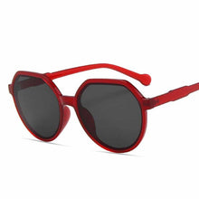 Carica l'immagine nel visualizzatore di Gallery, Imwete Polygon Occhiali da sole Donna Uomo Occhiali da sole Cat Eye retrò Occhiali da sole firmati di marca per donna Nero Verde UV400 
