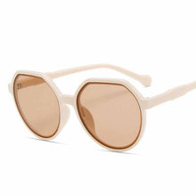 Carica l'immagine nel visualizzatore di Gallery, Imwete Polygon Occhiali da sole Donna Uomo Occhiali da sole Cat Eye retrò Occhiali da sole firmati di marca per donna Nero Verde UV400 