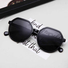 Carica l'immagine nel visualizzatore di Gallery, Imwete Polygon Occhiali da sole Donna Uomo Occhiali da sole Cat Eye retrò Occhiali da sole firmati di marca per donna Nero Verde UV400 