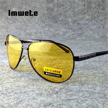 Load image into Gallery viewer, Imwete Night Vision Driving Glasses Polarized Sunglasses Men Women Goggles Driver Yellow Sun Glasses UV400