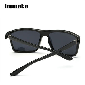 Imwete Polarized Sunglasses Men Movement Designer Driving Sun glasses Women Vintage Anti-UV Driver Black Goggles Eyewear