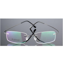 Load image into Gallery viewer, Imwete Titanium Eyeglasses Frames Rimless Flexible Optical Frame Prescription Spectacle Frameless Glasses Eye glasses