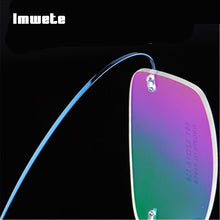 Load image into Gallery viewer, Imwete Titanium Eyeglasses Frames Rimless Flexible Optical Frame Prescription Spectacle Frameless Glasses Eye glasses