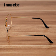 Load image into Gallery viewer, Imwete Transparent Glasses Frame Women Brand Metal Eyeglasses Men Clear Optical Prescription Eyewear Black Silver Gold Spectacle