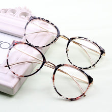 Load image into Gallery viewer, Imwete Vintage Myopia Eyeglasses Frame Women Transparent Lens Classic Optial Eye Glasses Retro Metal Designer Spectacles Frames