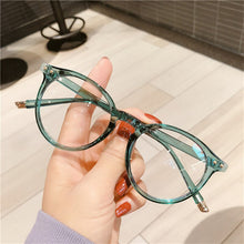 Load image into Gallery viewer, Imwete Vintage Round Glasses Frame Women Men Anti Blue Light Blocking Eyeglasses Transparent Green Eyewear Optical Spectacle