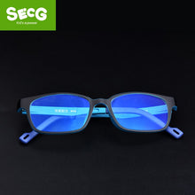 Load image into Gallery viewer, In 2022, SecG's  children's blue light proof glasses are equipped with magnet clip and color plate