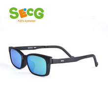 Load image into Gallery viewer, In 2022, SecG's  children's blue light proof glasses are equipped with magnet clip and color plate