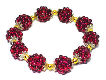 Carica l'immagine nel visualizzatore di Gallery, India Natural Green Jade Gemstone Stretchy Pink Crystal Burmese Jade Women Handmade Bracelet Accessories Gifts Wholesale