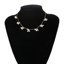Load image into Gallery viewer, Bohemian Multi Layer Imitation Pearl Tassel Choker Necklace Collar Statement Pendant Necklace for Women Jewelry