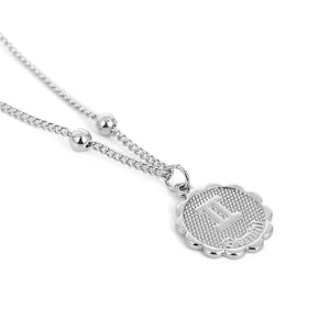 Constellation Carve Coin Pendant Necklace Simple Copper Leo Beads Clavicle Chain Necklace Sexy Couple Jewelry