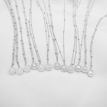 Load image into Gallery viewer, Constellation Carve Coin Pendant Necklace Simple Copper Leo Beads Clavicle Chain Necklace Sexy Couple Jewelry