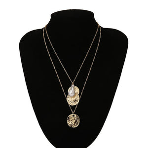 Punk Miami Cuban Choker Necklace Colar Hip Hop Big Thick Chunky Chain Fashion Queen Coin Pendant Necklace Women Jewelry