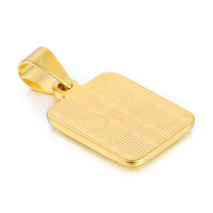 Initial letter Pendant a b c Charm Gold Necklace for Women Men Cuban Link Chain Dropshipping GPM05C