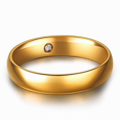 Inner Encrusted Wedding Band for Women Ring 18K Yellow Gold Handmade Invisible Diamond Ring Engagement Jewelry