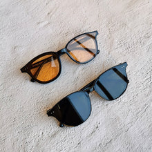 Load image into Gallery viewer, Ins Black Yellow Square style Vintage Sunglasses Woman Retro Rivet Small Frame Male Sun Glasses Brand Designer Oculos