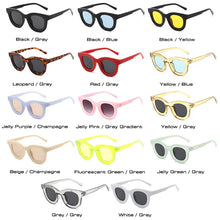 Load image into Gallery viewer, Ins Popular Round Colorful Women Sunglasses Retro Trending Jelly Color Eyewear Shades UV400 Men Sun Glasses