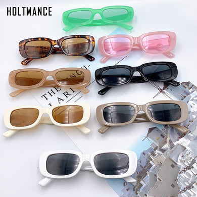 Ins Popular Small Cat Eye Sunglasses Children Vintage Oval Eyewear Boys Champagne Tea Sun Glasses Shades UV400