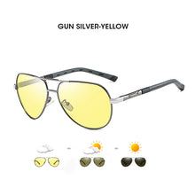 Load image into Gallery viewer, Intelligent Aviation Photochromic Polarized Sunglasses For Men Day Night Vision Driving Sun Glasses Women zonnebril heren UV400