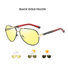 Load image into Gallery viewer, Intelligent Aviation Photochromic Polarized Sunglasses For Men Day Night Vision Driving Sun Glasses Women zonnebril heren UV400
