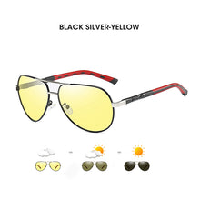 Load image into Gallery viewer, Intelligent Aviation Photochromic Polarized Sunglasses For Men Day Night Vision Driving Sun Glasses Women zonnebril heren UV400