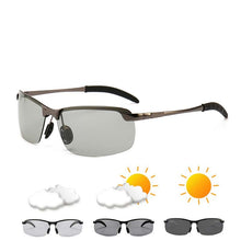 Load image into Gallery viewer, Intelligent Photochromic Sunglasses  Male Polarized Day and Night Driving Antiglare Night Vision Glasses driving