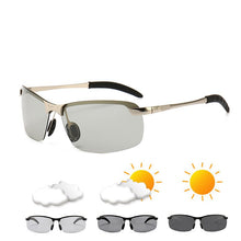 Load image into Gallery viewer, Intelligent Photochromic Sunglasses  Male Polarized Day and Night Driving Antiglare Night Vision Glasses driving